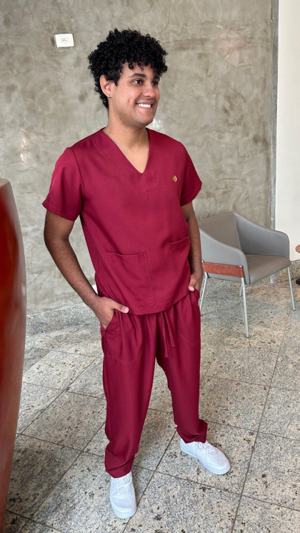 Scrub Masculino Marsala - Image 6